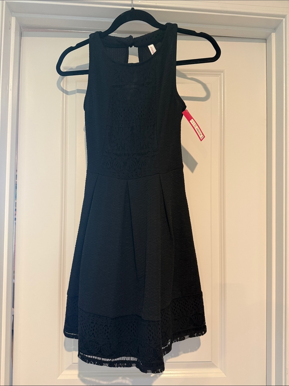 Xhilaration Black Lace Fit & Flare Girls' Dress